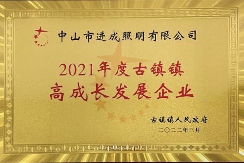 2021年度古镇镇高成长发展企业